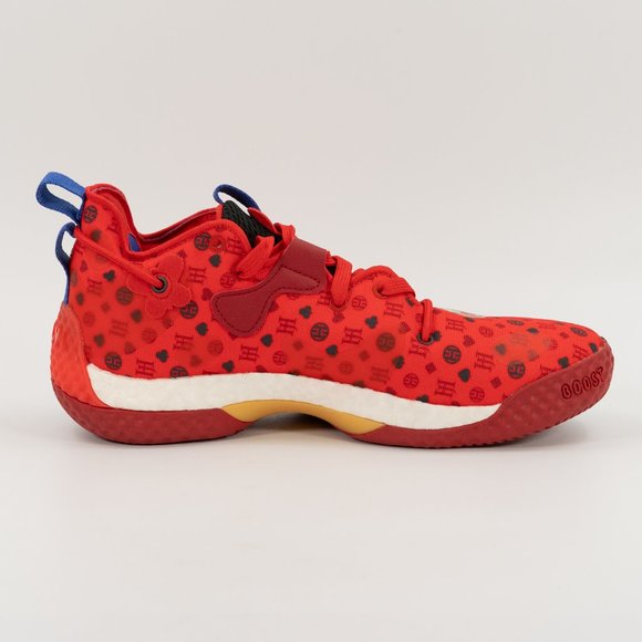 Adidas Harden Vol. 6 \'Vivid Red Monogram\' HQ3884 Basketball size 8 Men 9 Women main image 6